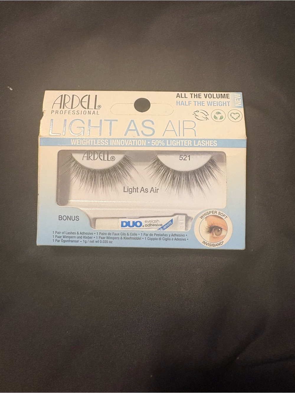 Ardell light as air #521 false lashes
